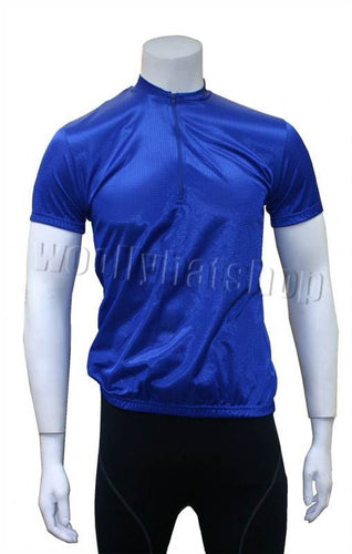 Outeredge MENS Blue Short Sleeve Cycling Jersey SMALL