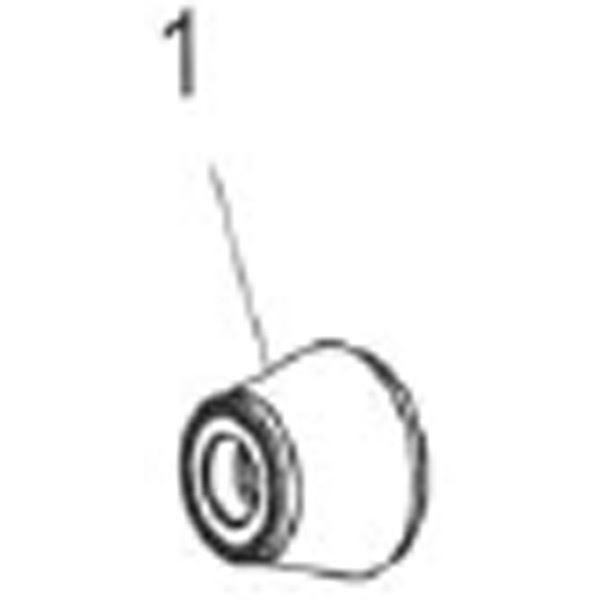 DT Swiss Rear axle end spacer for 340 hub 135 mm Shimano left side