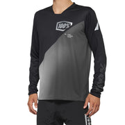 100% R-Core X Long Sleeve Jersey 2022 Black / Grey L