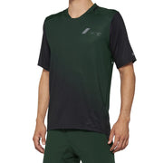 100% Celium Short Sleeve Jersey 2022 Green / Black M