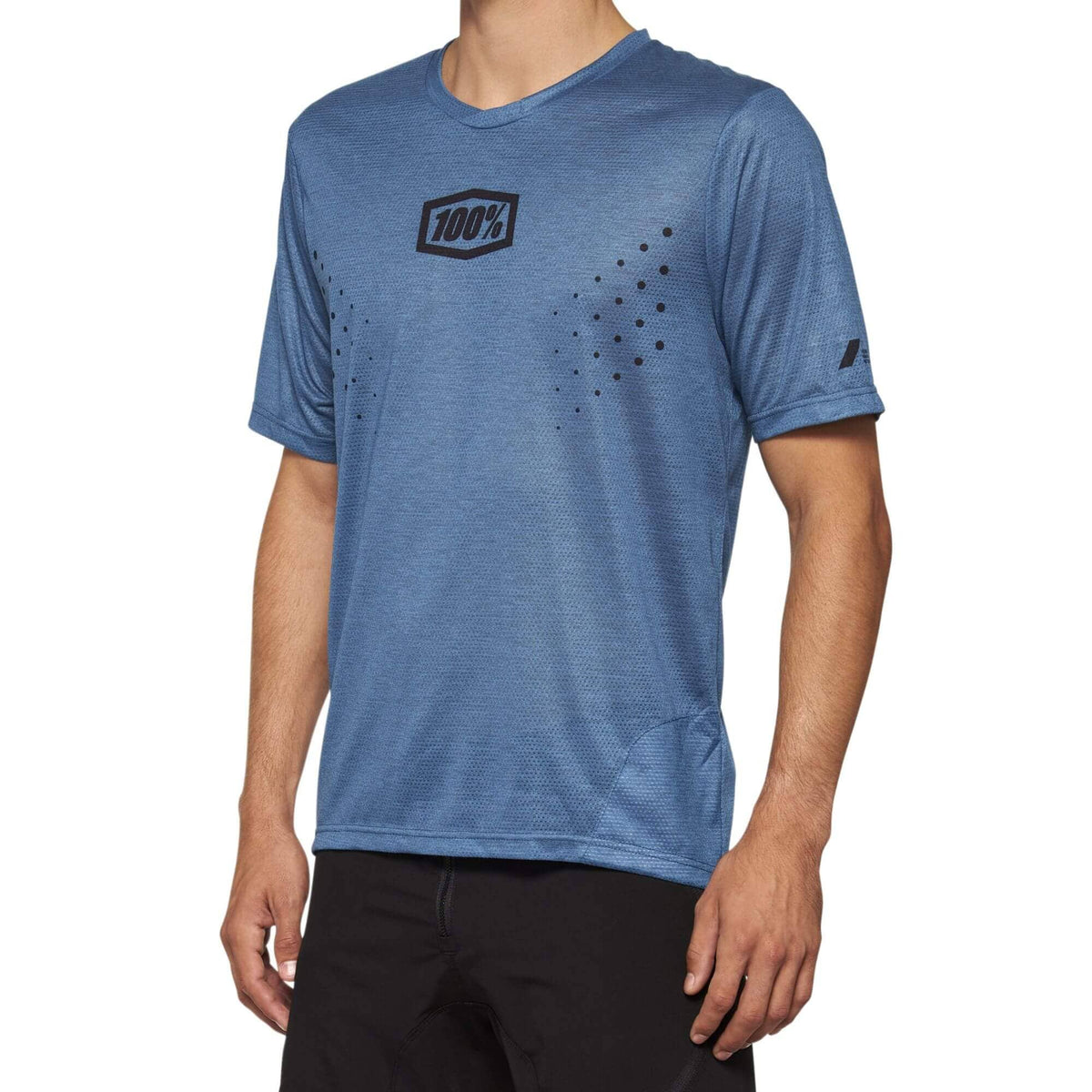 100% Airmatic Mesh Short Sleeve Jersey 2022 Slate Blue S