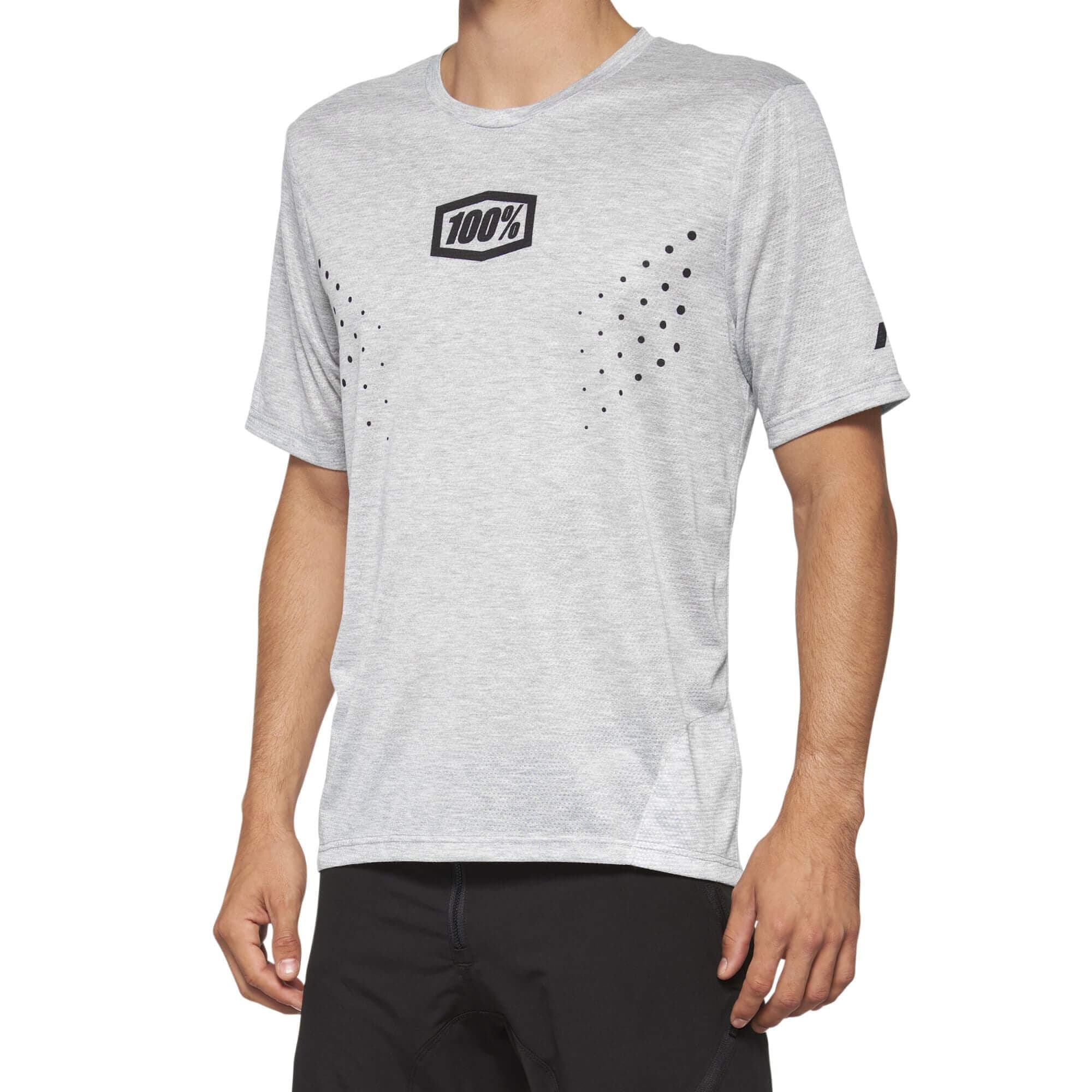 100% Airmatic Mesh Short Sleeve Jersey 2022 Grey M