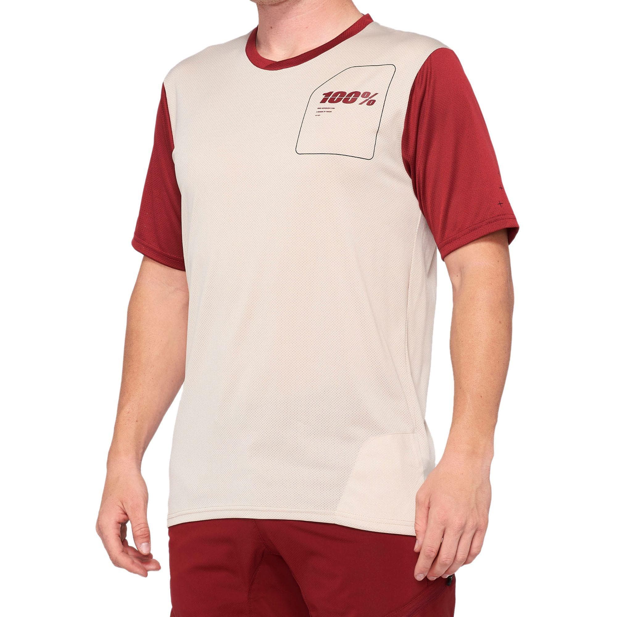 100% Ridecamp Jersey Stone / Brick M