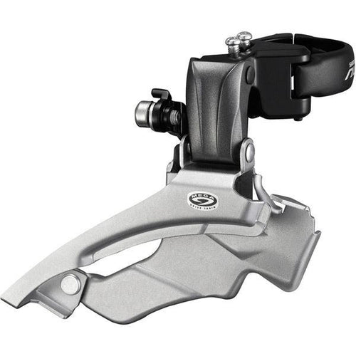 Shimano Altus FD-M371 Altus MTB 9-speed front derailleur; conventional swing; dual-pull