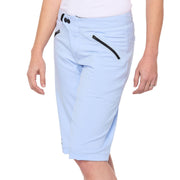 100% Ridecamp Women's Shorts Powder Blue XL