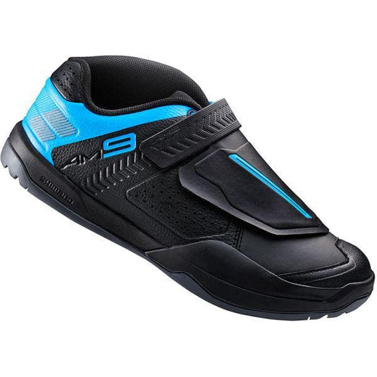 Shimano AM9 SPD shoes, black / blue, size 46