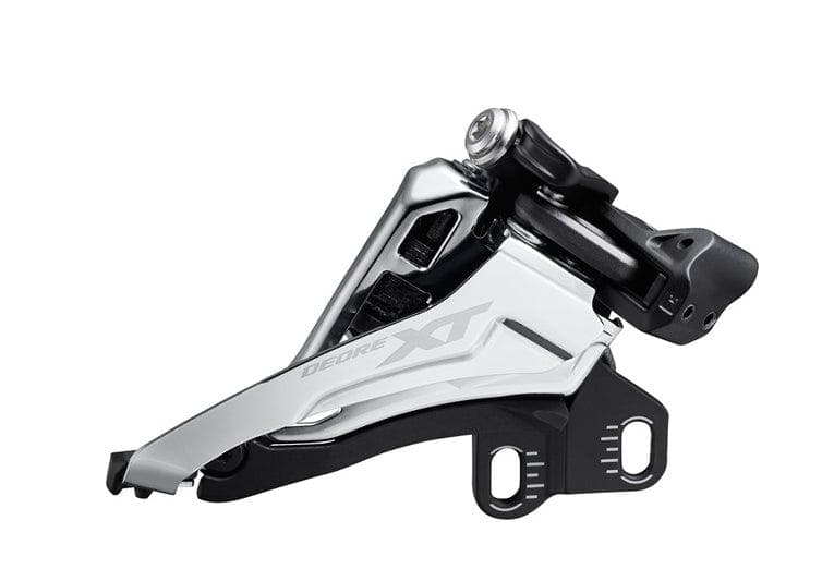 Load image into Gallery viewer, Shimano Deore XT FD-M8100-E Deore XT front mech; 12-speed double; side swing; E-type mount
