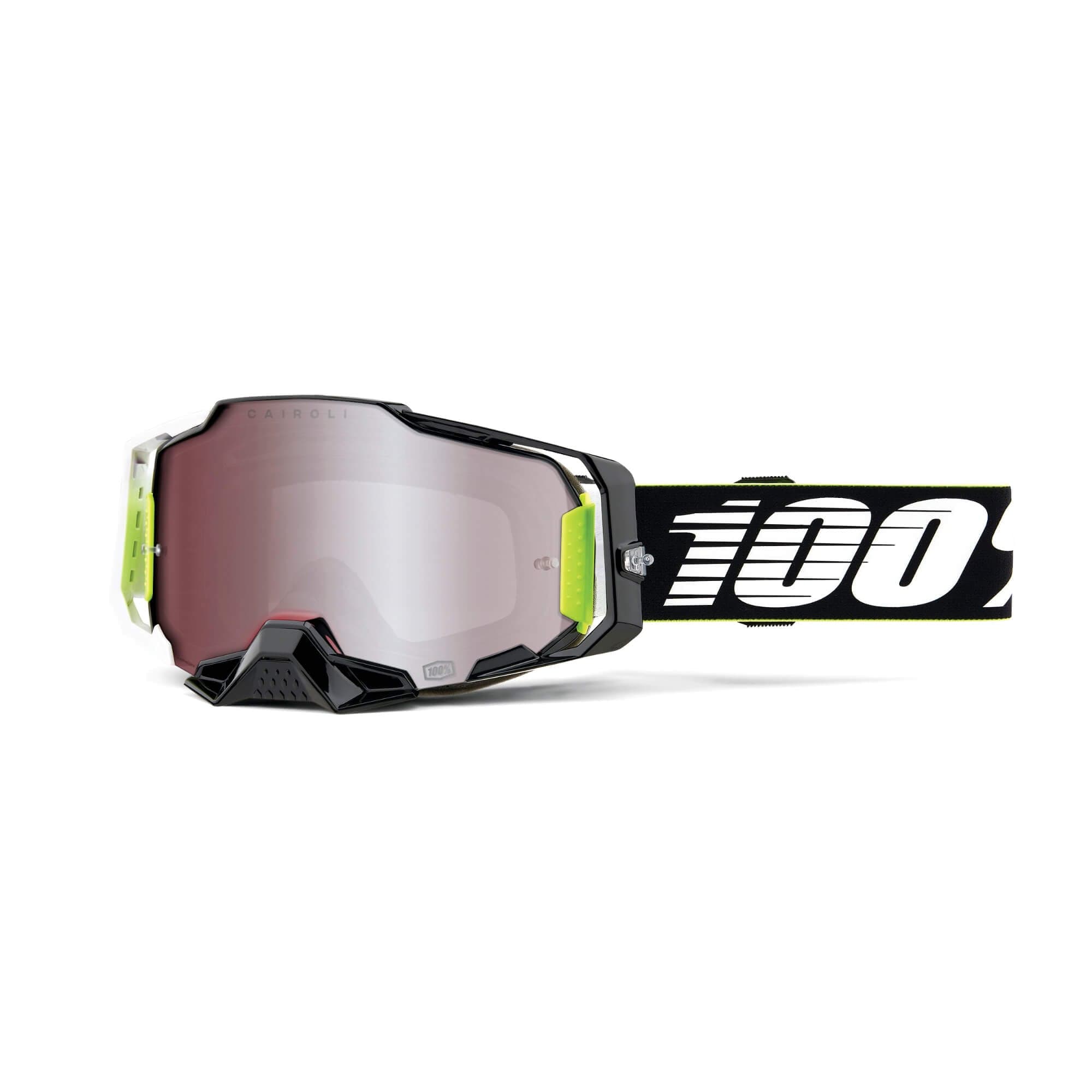100% Armega Goggle RACR / HiPER Mirror Silver Lens