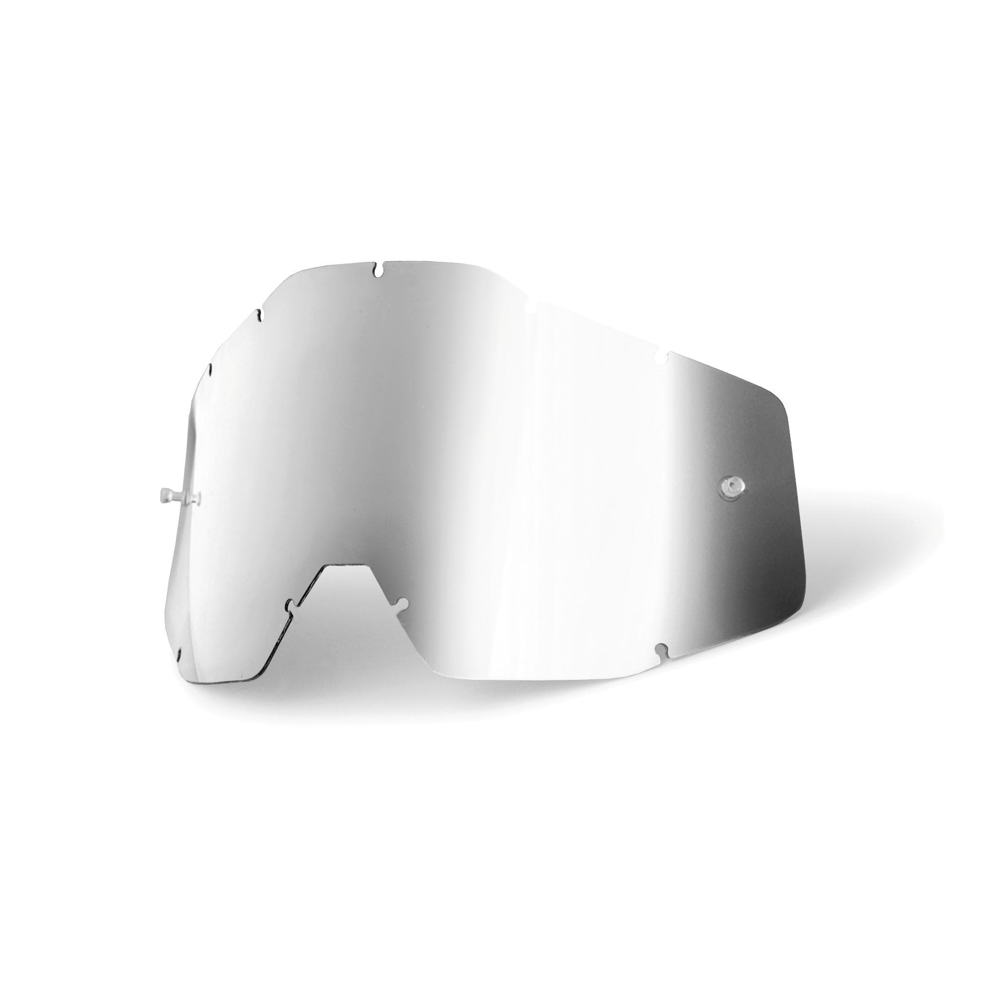 100% Accuri / Strata Youth Anti-Fog Replacement Lens - Silver / Silver