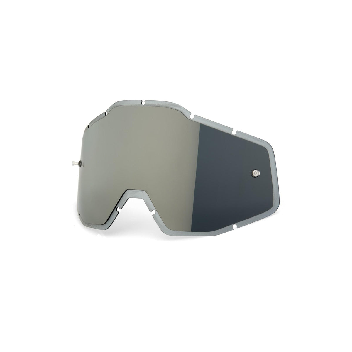 100% Accuri / Racecraft / Strata Anti-Fog Injected Lens Silver Mirror / Smoke
