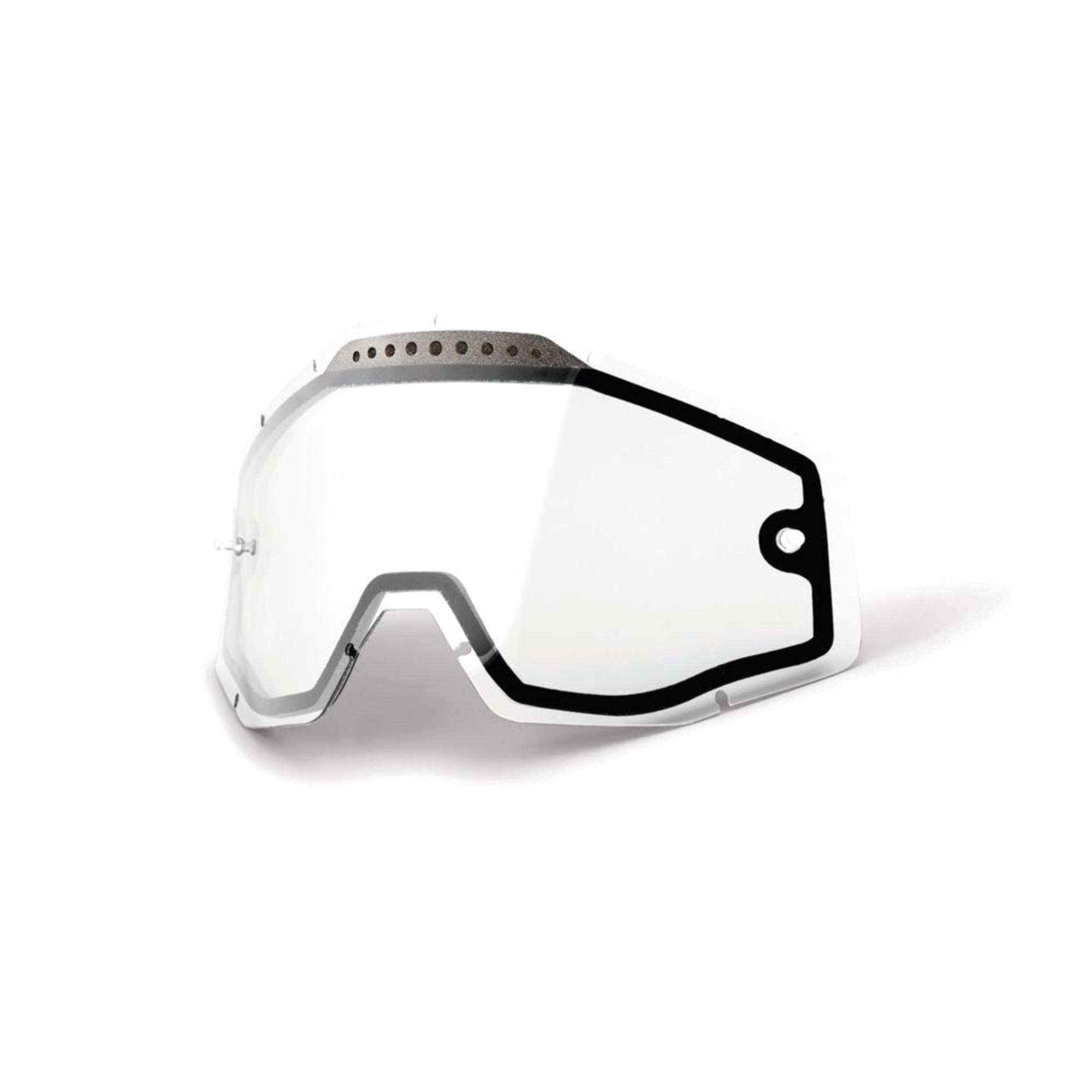 100% Lente Doppio Vetro Anti Nebbia Per Occhiali Racecraft/Accuri/Strata (UV Protection)