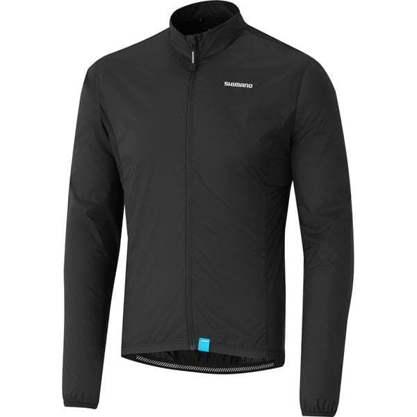Load image into Gallery viewer, Shimano Clothing Men&#39;s Compact Windbreaker; Black; Size L
