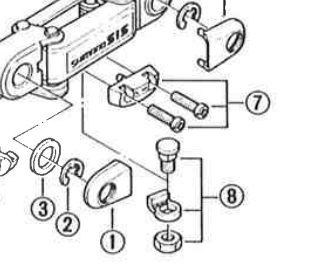 Load image into Gallery viewer, Shimano Spares RD-TY20 cable fixing bolt unit
