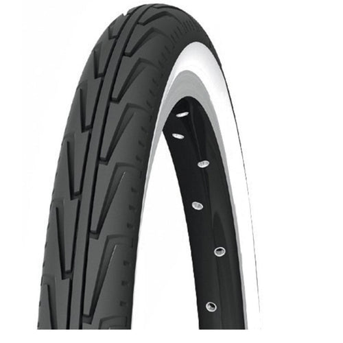Michelin City'J Tyre 20 x 1.375" Black / White (37-451)