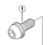 Shimano Spares FD-M771D clamp bolt M6