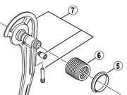 Shimano Spares RD-M592 outer plate assembly