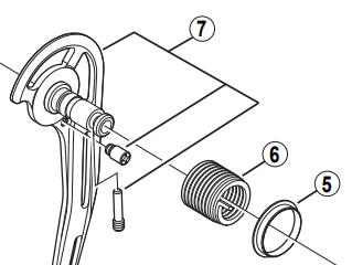 Shimano Spares RD-M592 outer plate assembly
