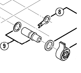 Shimano Spares RD-M985 P-axle unit and washer