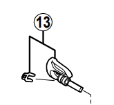 Shimano Spares RD-M786 switch lever unit and fixing plate