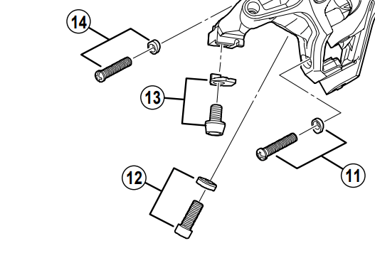 Load image into Gallery viewer, Shimano Spares RD-M820 adjusting screw and plate

