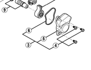 Shimano Spares RD-M640 P-cover unit