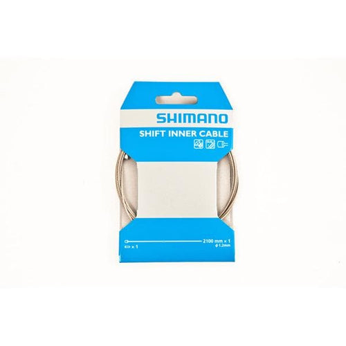 Shimano Spares Road / MTB stainless steel gear inner wire; 1.2 x 2100; single