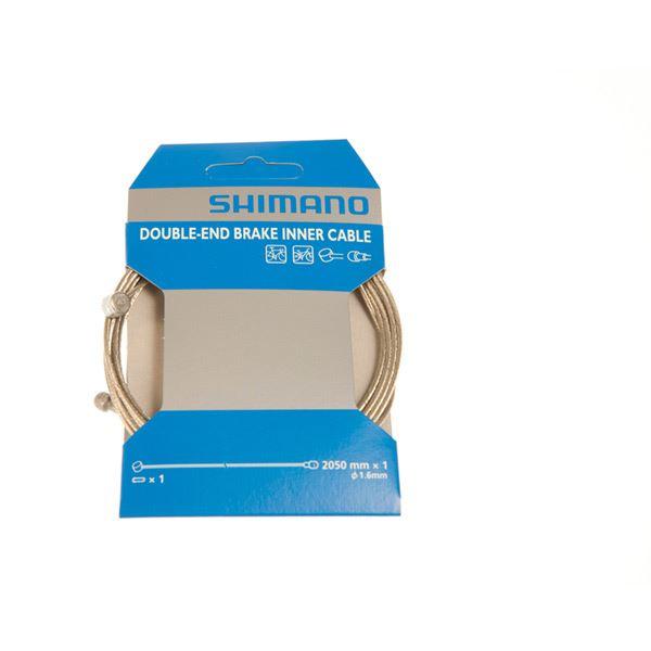Shimano Road / MTB Dual Ended Brake Steel Inner Wire, 1.6 x 2050 mm