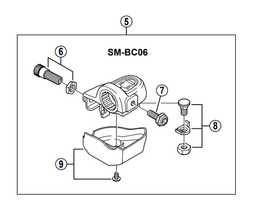 Shimano Spares SM-BC06 bell crank unit