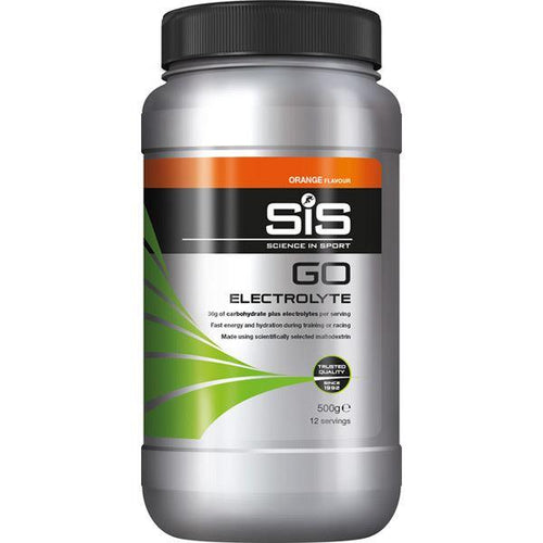 Science In Sport GO Electrolyte drink powder - 500 g tub - orange