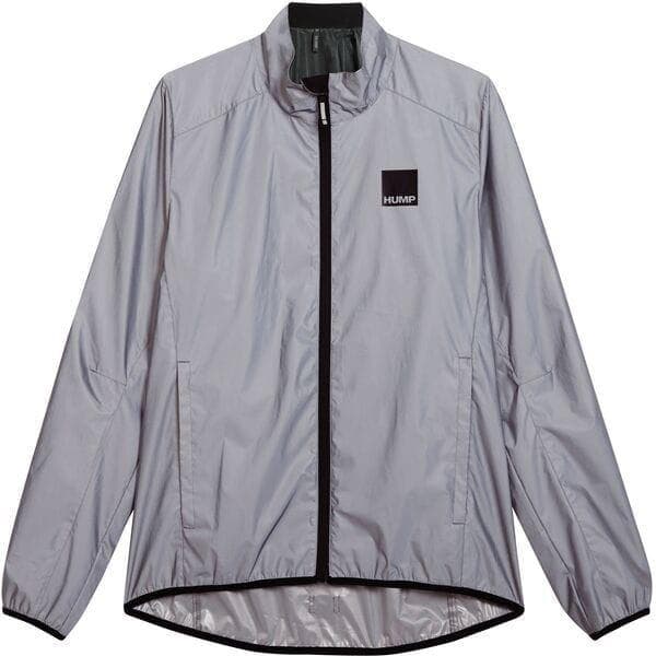 HUMP Signal Women's Water Resistant Jacket; Reflective Silver - Size 8