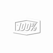100% Die-Cut Trailer Decal 16" White