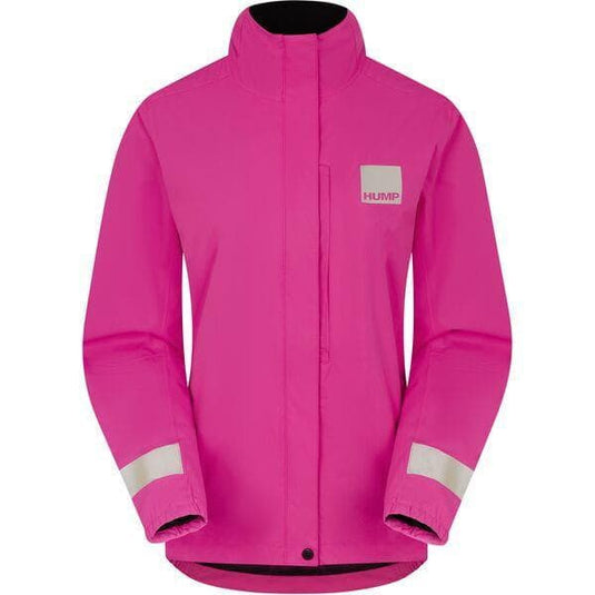 HUMP Strobe Women's Waterproof Jacket; Pink Glo - Size 12