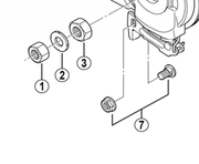 Shimano Spares BR-IM31 inner cable fixing bolt unit