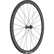 DT Swiss CRC 1100 SPLINE disc brake wheel; carbon tubular 38 x 26 mm; front