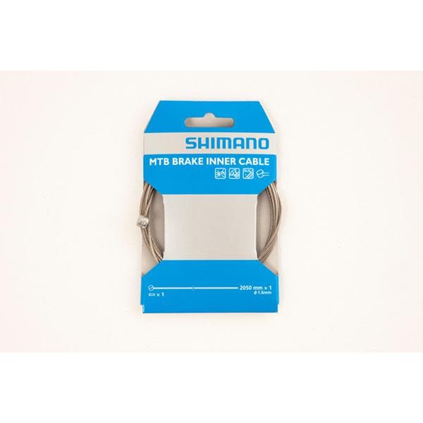 Shimano Spares MTB stainless steel inner brake wire;1.6 x 2050 mm; single
