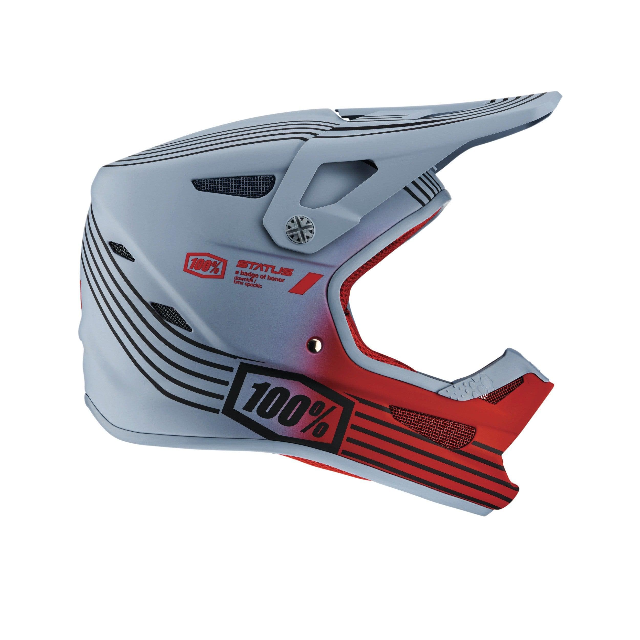 100% Status Youth Helmet Caltec / Grey S