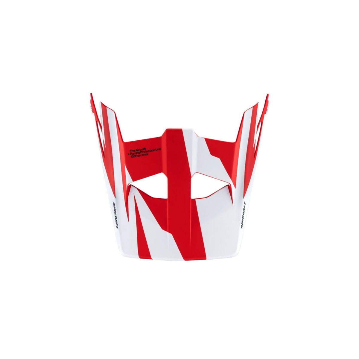 100% Aircraft Replacement Visor - Rapidbomb / Red