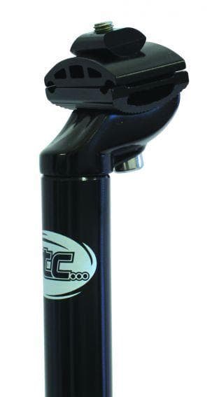 Load image into Gallery viewer, ETC Alloy Black Seatpost Micro Adjust (6061-T6) - 26.8mm - 400mm
