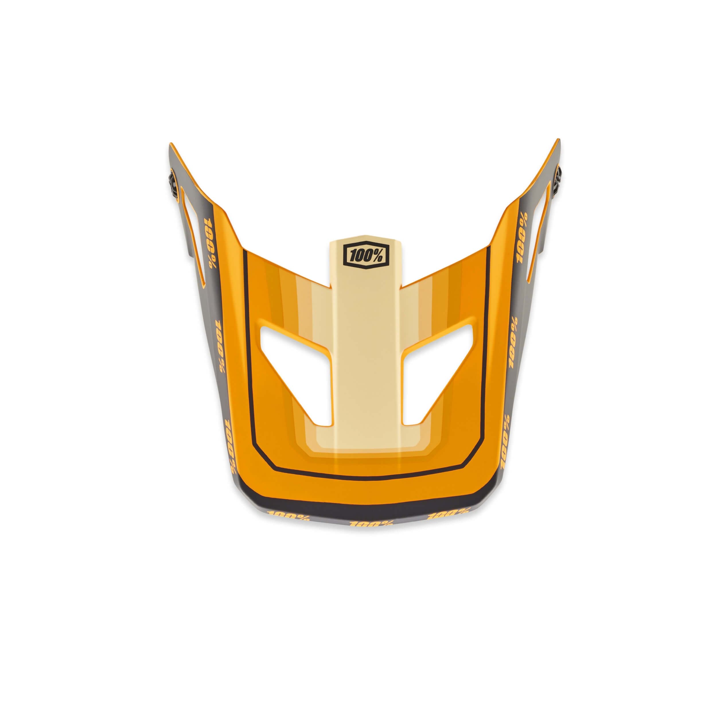 100% Status Replacement Visor Topenga Orange/Black