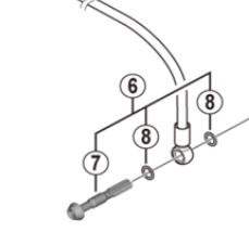 Shimano Spares SM-BH90 banjo bolt and ring