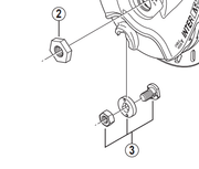 Shimano Spares BR-IM45-F inner cable fixing bolt unit