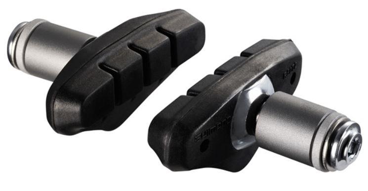 Shimano Spares R50T2 BR-CX50 brake shoe and fixing bolts; large spacer; pair
