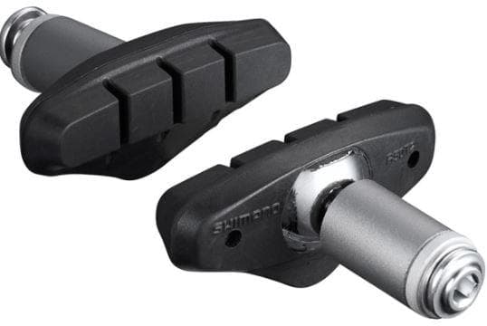 Shimano Spares R50T2 BR-CX50 brake shoe and fixing bolts; small spacer; pair