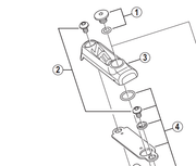 Shimano Spares BL-M640 right hand lid