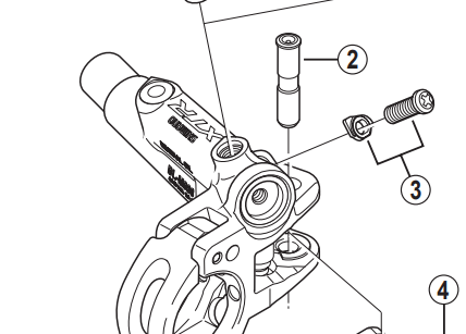 Shimano Spares BL-M988 lever axle