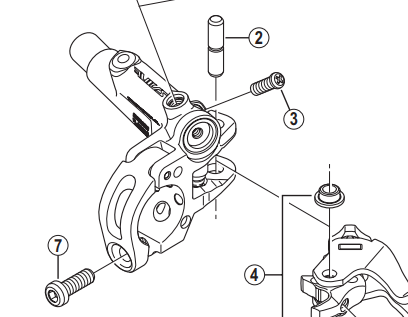 Shimano Spares BL-M820 clamp bolt; M5 x 14.9 mm