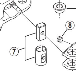 Shimano Spares BL-T785 adjust boss and sleeve