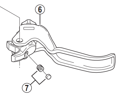 Shimano Spares BL-M666 lever axle fixing bolt and cap