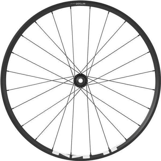 Shimano Wheels WH-MT500 MTB wheel; 27.5 in (650b); 15 x 100 mm thru-axle; front; black