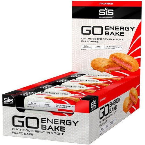 Science In Sport GO Energy Bake - box of 12 bars - strawberry